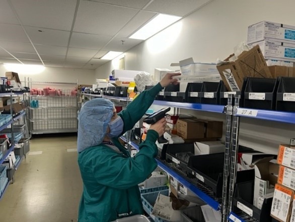 Increased visibility into storeroom supplies with AIMS